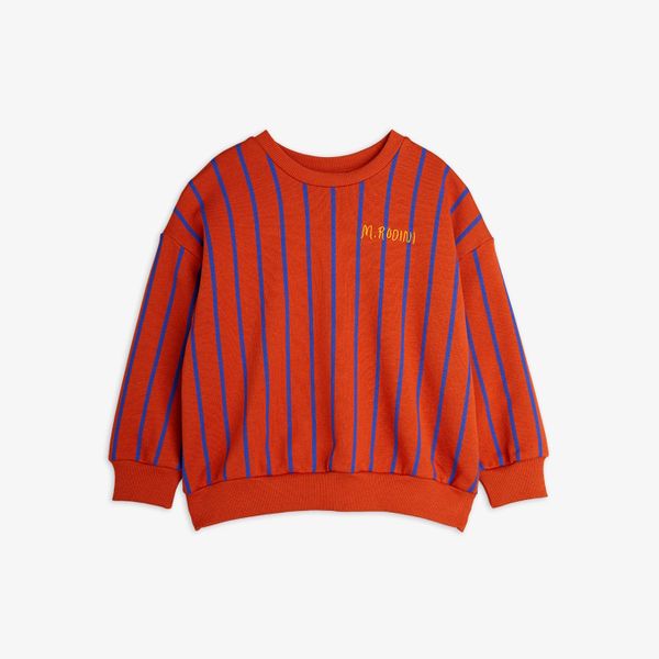 Vertical stripe sweatshirt