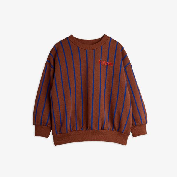 Vertical stripe sweatshirt