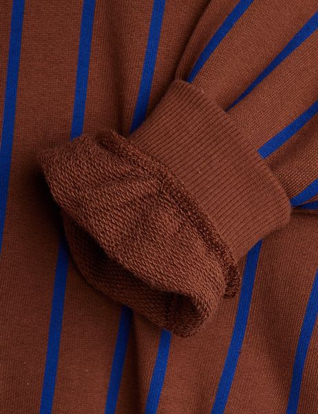 Vertical stripe sweatshirt
