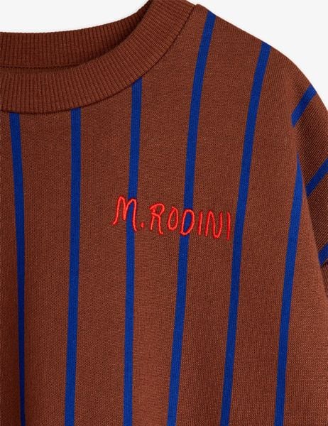 Vertical stripe sweatshirt