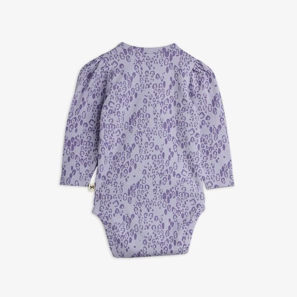 Mini Leopard Puff Sleeve Bodysuit