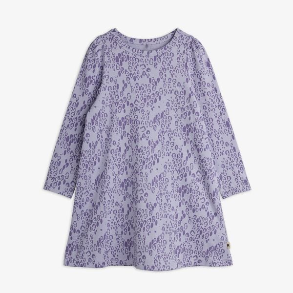 Mini Leopard Long Sleeve Dress