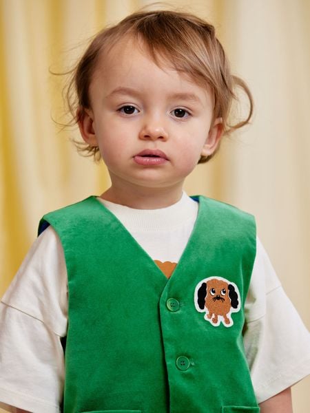 Doggie Patch Velvet Waistcoat