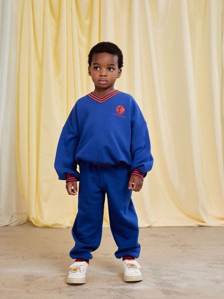 Striped Rib Earth Sweatshirt