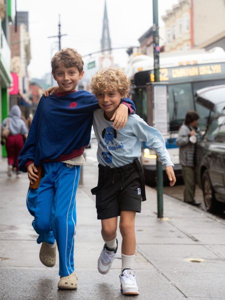 Striped Rib Earth Sweatshirt