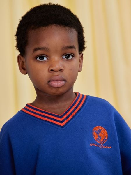 Striped Rib Earth Sweatshirt