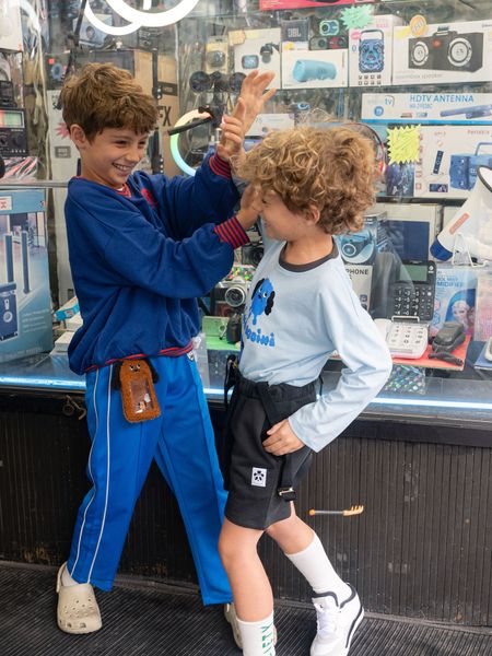 Striped Rib Earth Sweatshirt