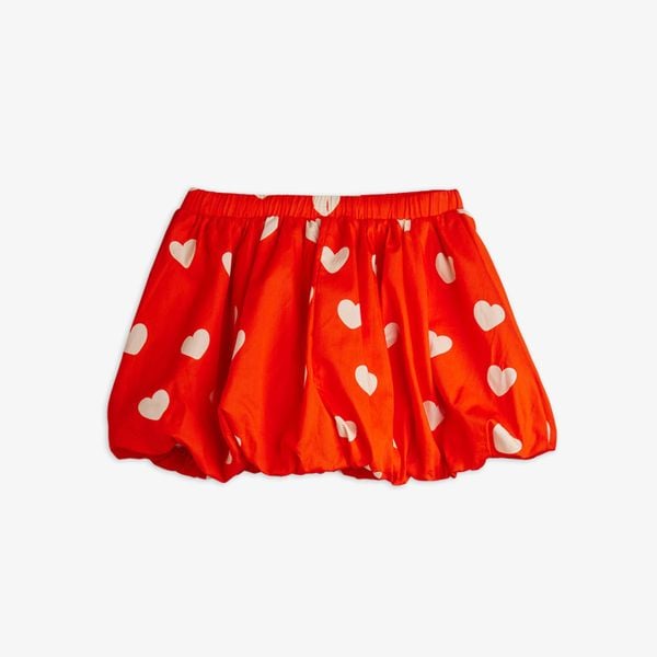 Hearts Woven Balloon Skirt