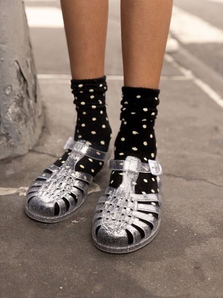 Polka Dot Frill Socks