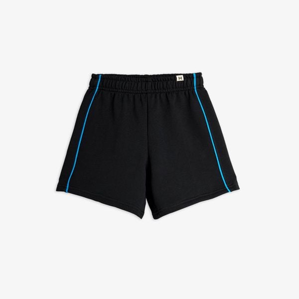Plain Contrasting Piping Sweatshorts