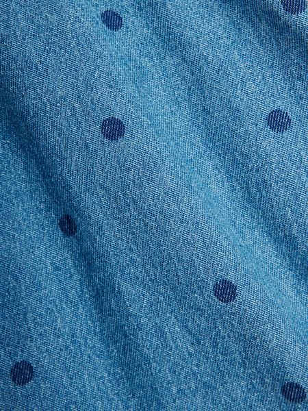 Dotted Denim Shirt