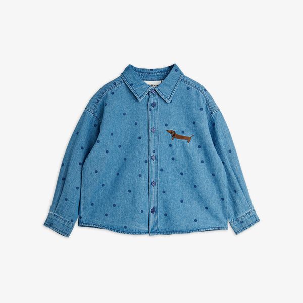Dotted Denim Shirt