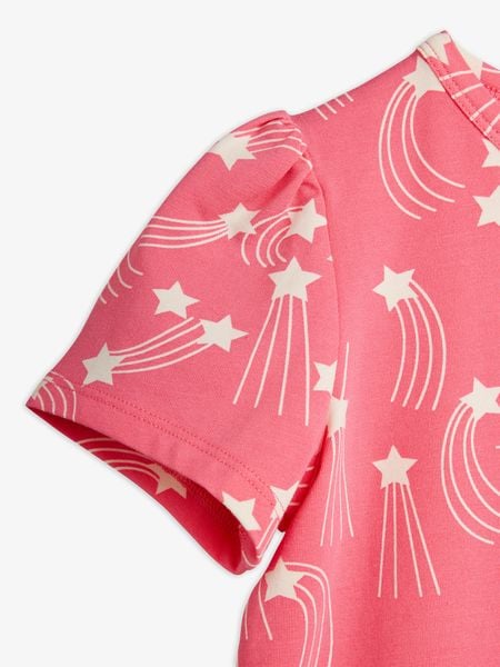 Starfall Print Puff Sleeve Top