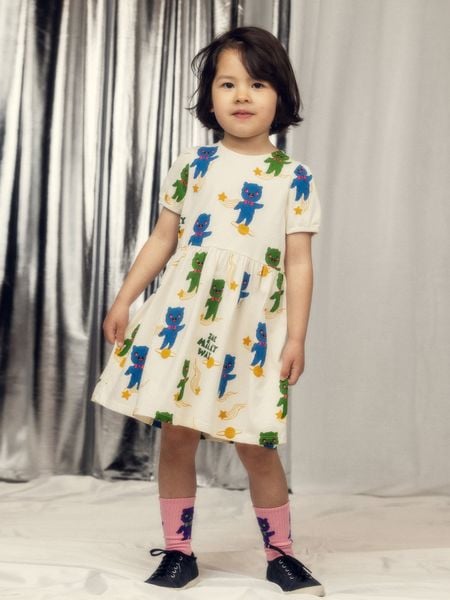 Aliens Print Dress