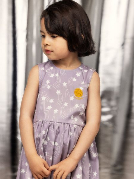 Starfall Print Dress