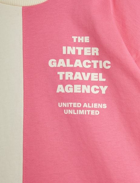 Travel Agency Split Color T-Shirt Multi | Mini Rodini