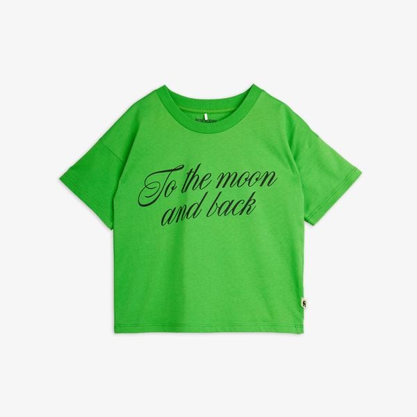 To the Moon T-Shirt Green | Mini Rodini