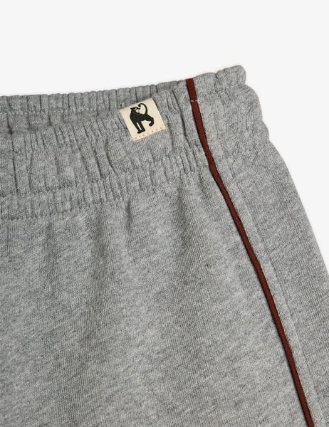 Plain Contrasting Piping Sweatshorts