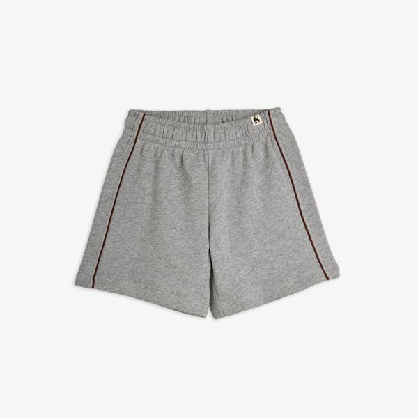 Plain Contrasting Piping Sweatshorts