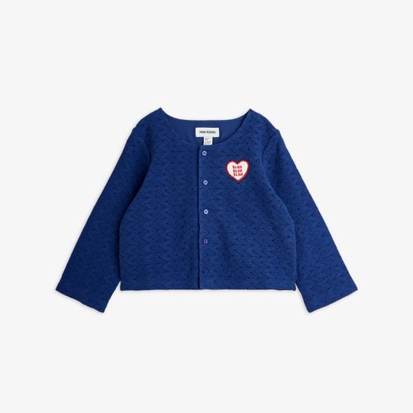 Lace patch cardigan