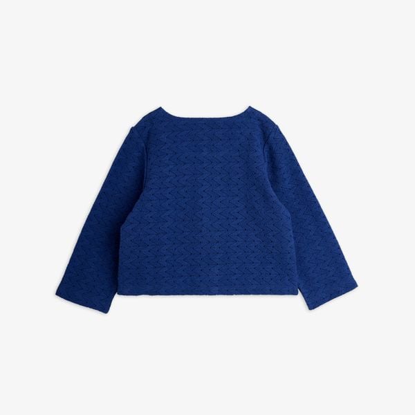 Lace patch cardigan