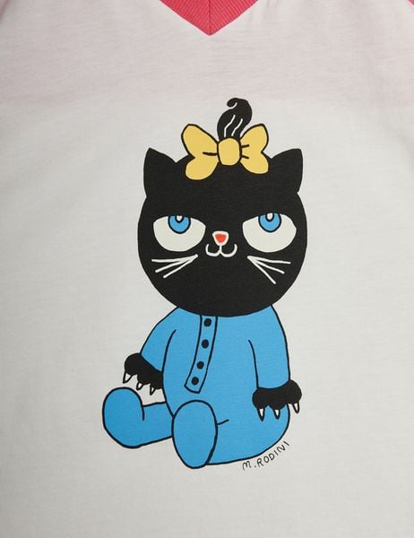 Cat V-Neck T-Shirt