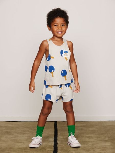 Table Tennis Print Tank Top