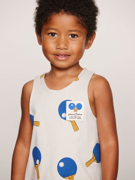 Table Tennis Print Tank Top