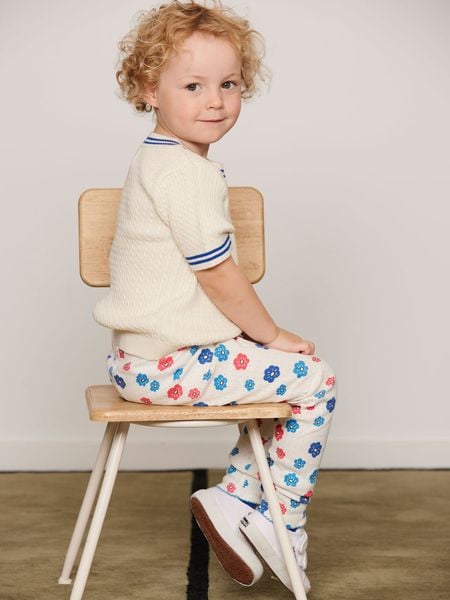 Flowers Pointelle Leggings