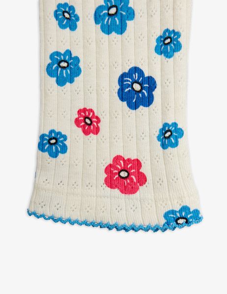 Flowers Pointelle Leggings