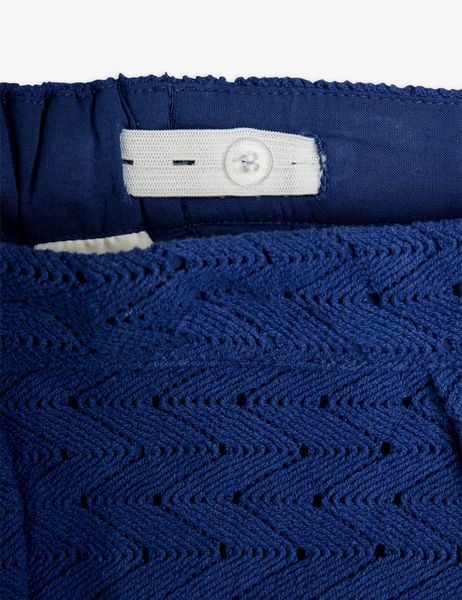 Lace patch trousers
