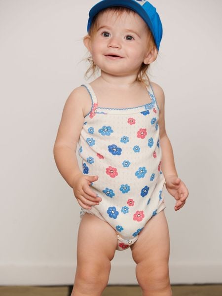 Flowers Pointelle Bodysuit
