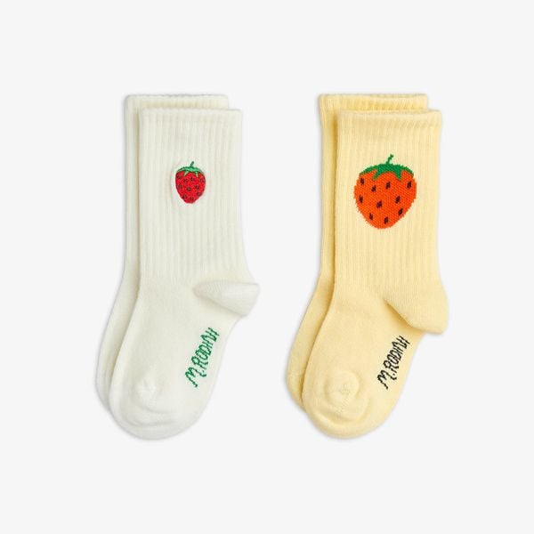 Strawberry 2-Pack Strumpor