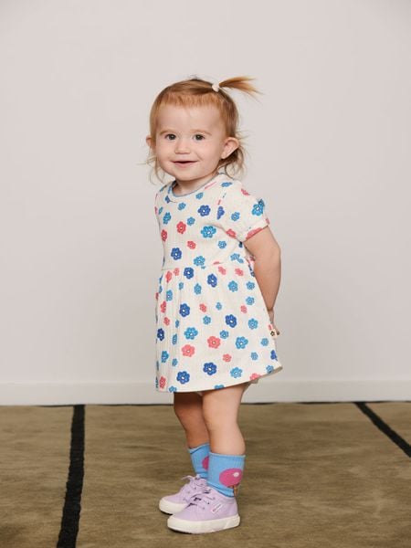 Flowers Pointelle Dress
