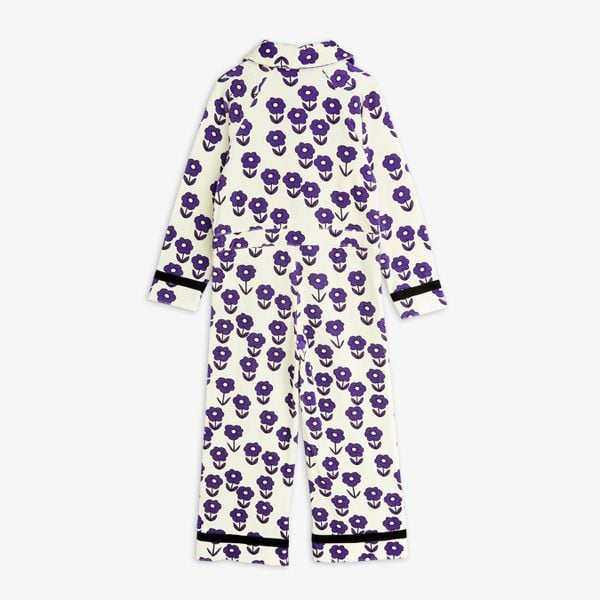 Spaceflower velour jumpsuit
