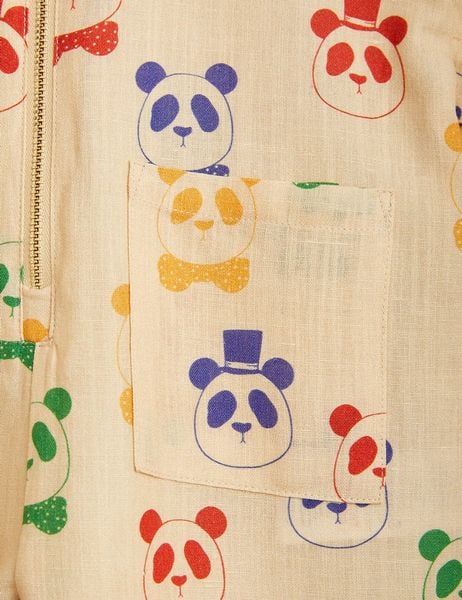 Panda Vävd Jumpsuit
