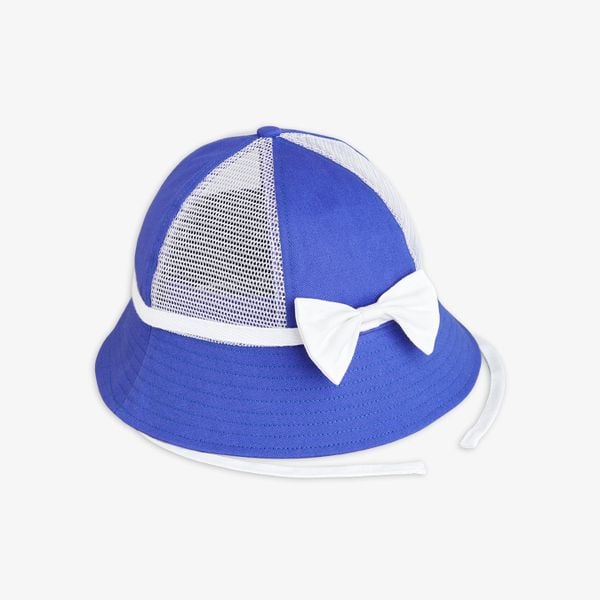 Bow mesh sun hat