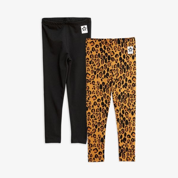 2-pack Basic Leopard Leggings