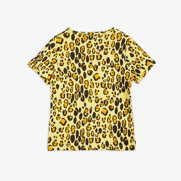 Leopard Kids T-shirt Yellow | Mini Rodini