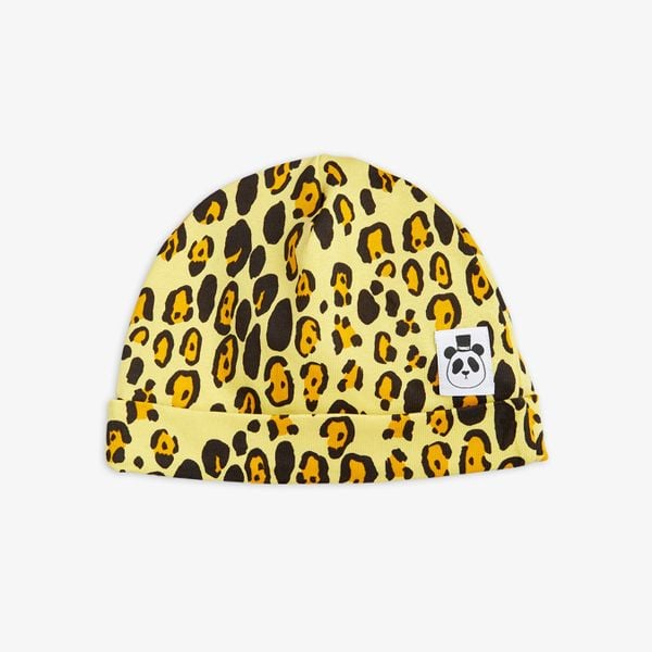 Leopard Beanie Yellow