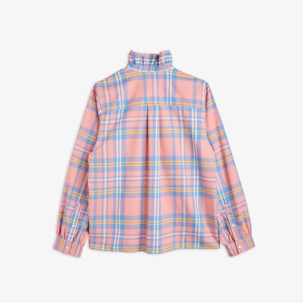 Check Adult Woven Flannel Blouse