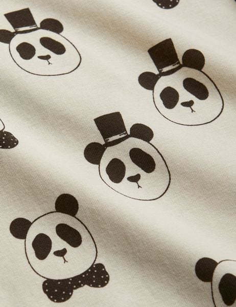 Panda Raglan Long Sleeve T-shirt