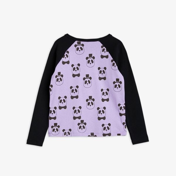 Panda Raglan Long Sleeve T-shirt