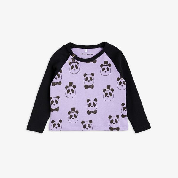 Panda Raglan Long Sleeve T-shirt