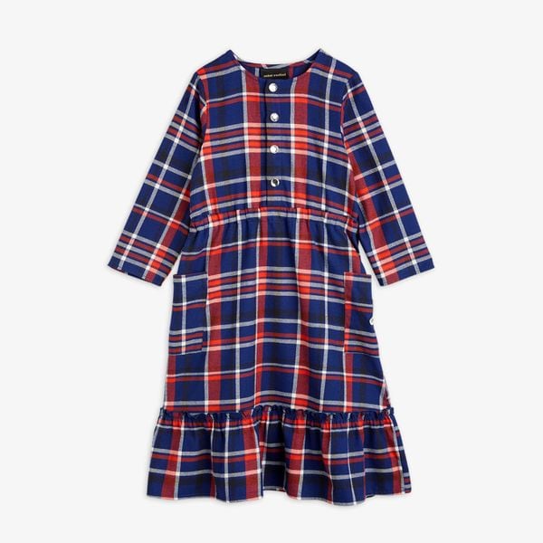 Check Woven Flannel Dress