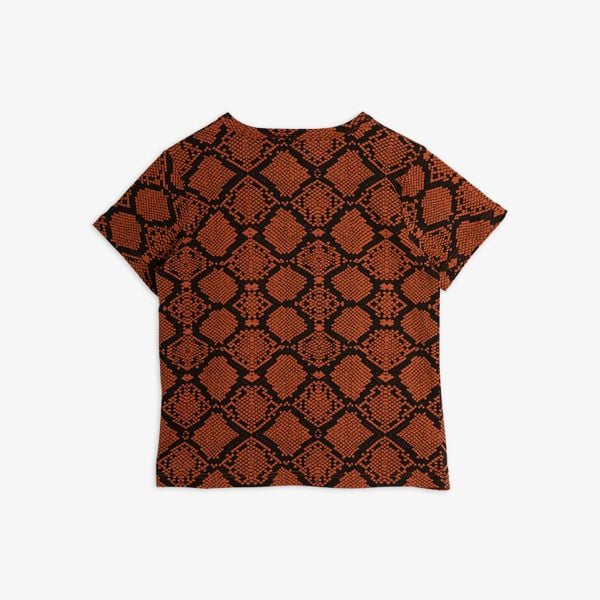 Snakeskin T-shirt Brown