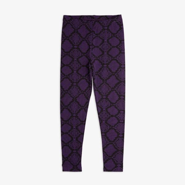 Snakeskin Leggings Purple