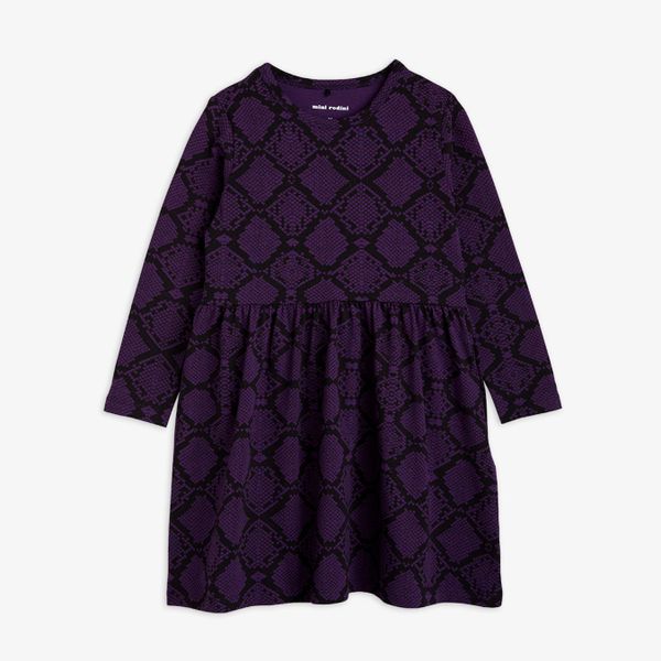 Snakeskin Dress Purple