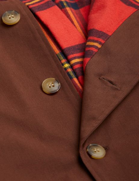 Twill trenchcoat