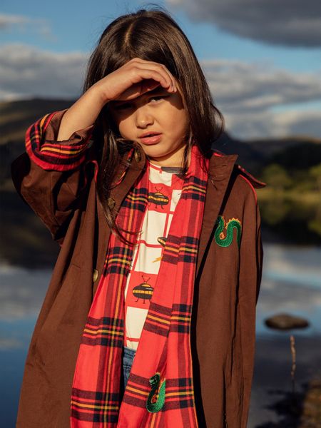 Twill trenchcoat